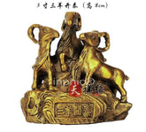 INPHIC-開光銅羊擺件純銅三羊開泰工藝品 三陽開泰擺設羊招財家居裝飾品